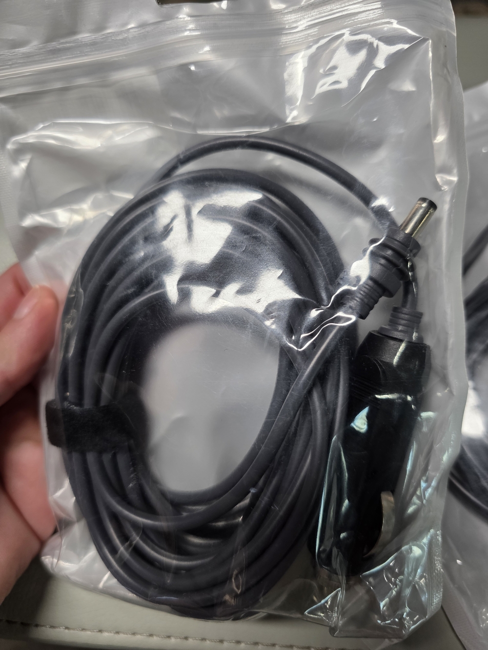 Black Starlink Mini Power Cable with Car Charger Plug